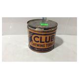 Advertising Tin, Club Chewing Tobacco nice color