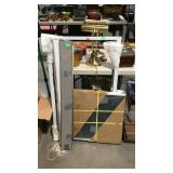 Fireplace window door with frame new unassembled