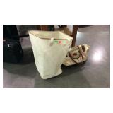 Balenciaga canvas tote bag with leather handles