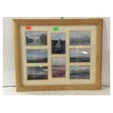 Photo frame with multiple photo of sail boats, 22