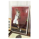 Sports poster framed LeBron James, Cleveland