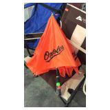 Umbrella with Baltimore Orioles