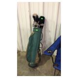 Golf bag with misc clubs