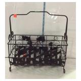 Wrought iron magazine rack