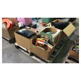 Skid lot with books, bread makers, etc