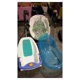 Grace baby swing with adjustable height frame,
