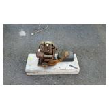 Small kick start motor mounted on board