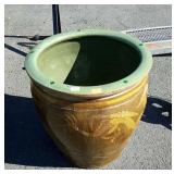 Oriental flower pot, measures 20 inches tall