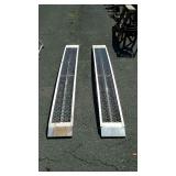 Set of four wheeler ramps
