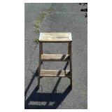 Wooden step ladder