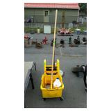Mop bucket with mop