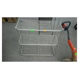Small metal shelf
