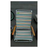 Folding beach chair