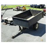 Pull behind garden cart