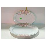 Noritake Dinner China, two meat platters 10, 12"