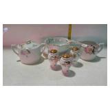 Noritake Dinner China, 3 shakers, creamer and