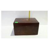 Early humidor Box, with the metal lining walnut