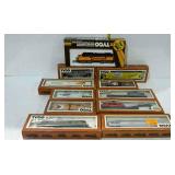 Tyco HO Train Cars with boxes,11 pieces total,