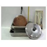 Kitchen wares, Revere ware skillet, roasting