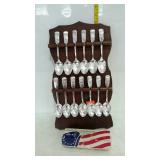 Spoon Collection the original Thirteen Colonies