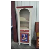 Country Craft Painted Cupboard, having 2 open