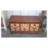 Country Craft Painted Blanket Chest, 38w x 17d x