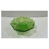 Green candy dish