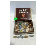 Wade figures,  cigar box full