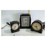 Vintage clocks, Telechron alarm clock, Hammond