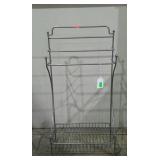 Bathroom or kitchen storage stand, four bars for