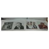 Collection of 4 movie stars autographed signed