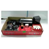 Electronics lot, Arvin radio no back, head