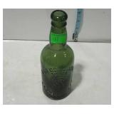 Collectors Bottle, green glass A &J Golquhoun