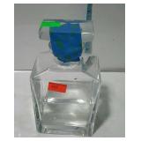 Liquor Decanter with stopper, clear glass