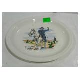Collectors Plate, To My Friend Hoppy, has age