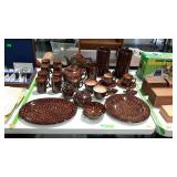 China wares in Leopard spots pattern coffee and