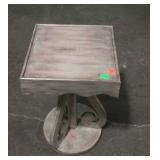 Painted Accent Side Stand, designers style base