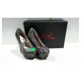 Wild Pair wedge high heels. With box. Size 5M.