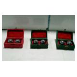 Three pair of Chinese Meditation Baoding balls in