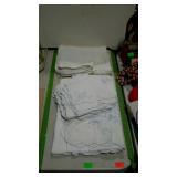 Table linens. Two table cloths with matching
