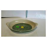 Longaberger pottery oval serving dish.