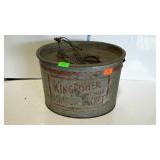 Minnow bucket. KINGFISHER anchor galvanized