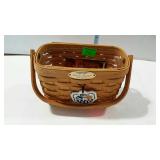 Longaberger Dresden Basket. 1999. With plastic