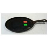 Cast iron oval skillet. Mexican Fiesta.