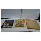 Three books, art themed