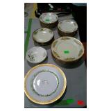 China group, misc pieces plates, saucers, berry