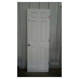 28" interior 6 panel door with hardware