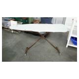 Clothes ironing board with cover