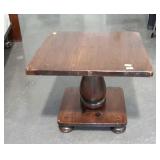 Pine end table 70s era style