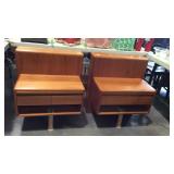 Night stands- pair of motel style with two drawers